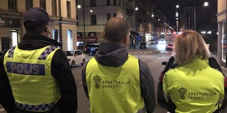 Foto: Polismyndigheten. Hittills har myndigheterna gjort cirka 8 000 gemensamma inspektioner mot arbetslivskriminalitet.